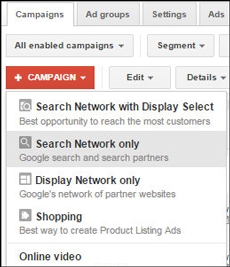 adwords campaign settings